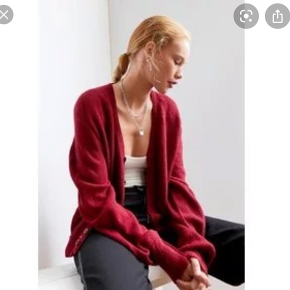 David Taylor Sweaters - UO David Taylor vintage golf maroon cardigan S/M